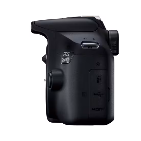 thumbnail image 2 of Canon EOS 2000D DSLR Camera With Canon EF-S 18-55mm DC III Zoom Lens + EF 75-300mm III Lens + 420-800mm Super Telephoto Lens + 128 GB Memory Card + Case + More (International Version), 2 of 4