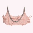 thumbnail image 2 of Bolso Bandolera Hombro Con Cadena Rombos Y Lazo para Mujeres Niñas, 2 of 9