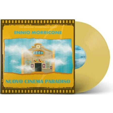 Ennio Morricone - Nuovo Cinema Paradiso Soundtrack - Transparent Yellow Colored Vinyl with CD - Music & Performance
