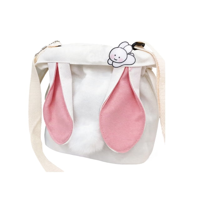 Bolsas de Regalo Pequeñas con Manijas Mochila de Conejo de Pascua Ornamento Bolsa de Almacenamiento de Artículos Pequeños Mochila Al Aire Libre 27x25x3cm Bolsas de Regalo de Vacaciones Pequeñas