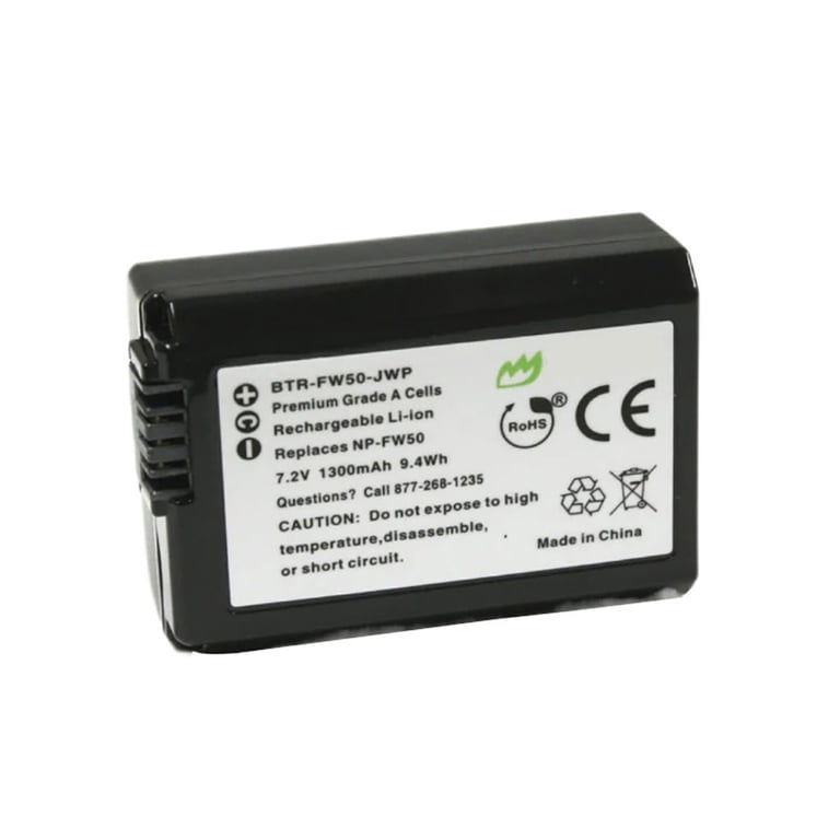 SONY NEX-6 バッテリー2個 Replacement for Sony Alpha NEX-6 Battery (2-Pack, 1200mAh