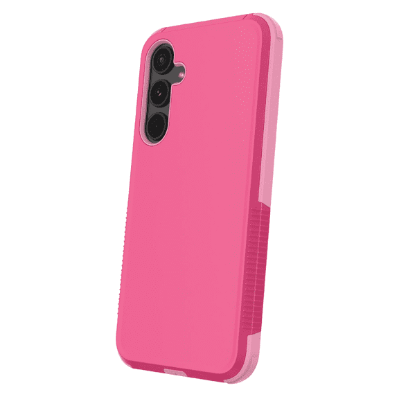 Open Box onn. WIAPNK100142754 Slim Rugged Phone Case for Samsung Galaxy A35 5G - Pink