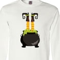 thumbnail image 4 of Inktastic Halloween, Witch Cauldron, Witch Legs, Potion Long Sleeve T-Shirt, 4 of 5