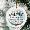 thumbnail image 2 of 1st Apartment Christmas Ornament Xmas 2025, First Christmas in Our New Home Ornament Gift for Couple Housewarming, 2 of 5