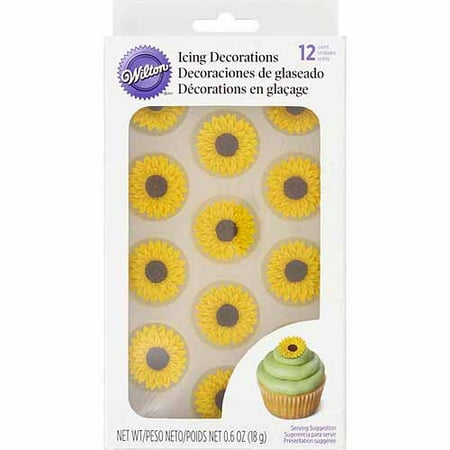 Wilton Royal Sunflower Icing Decorations Wilton Royal Sunflower Icing Decorations