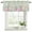 Sage Green, variant on 2 Pack Valances for Window, Spring Easter Flowers Short Curtains for Kitchen Bedroom Living Room, Farmhouse Floral Black Buffalo Plaid Rod Pocket Small Window Treatment Valance Drapes 54 x 18 Inch