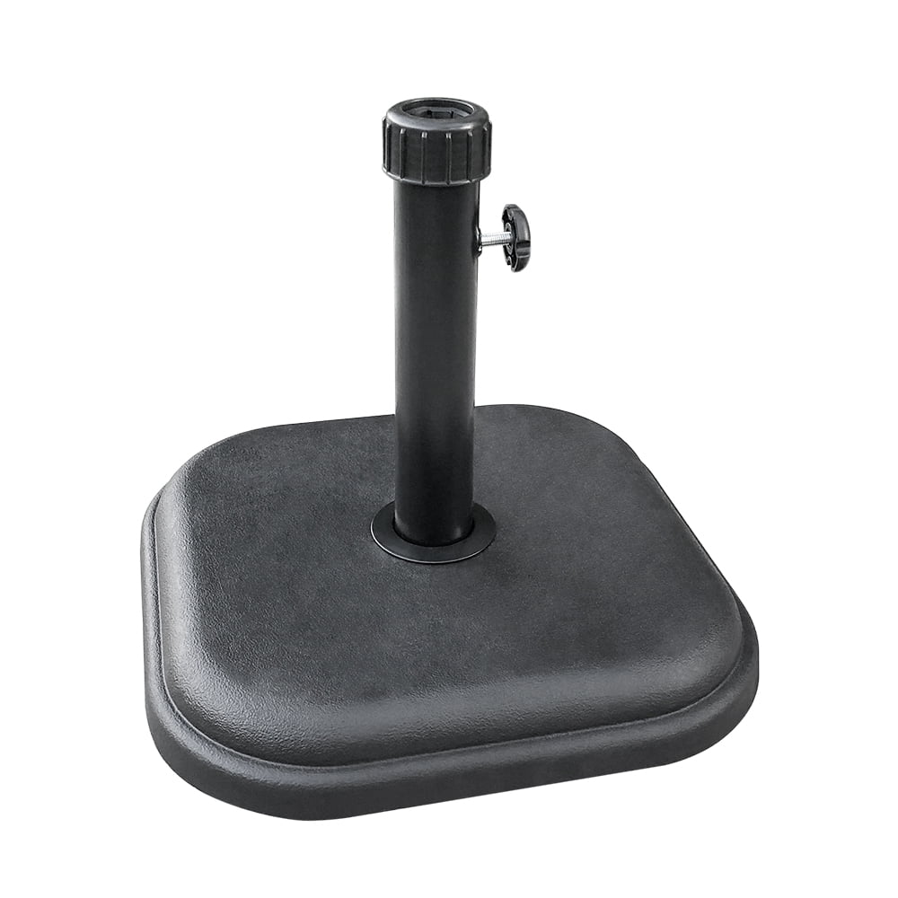 Abble 24 lbs Outdoor Patio Umbrella Base Designed to be Used with a Patio Table for Yard Garden Poolside in Black