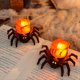 thumbnail image 5 of Paquete de 12 Velas de Té con Forma de Araña para Halloween, Velas LED Sin Llama Que Funcionan con Pilas para Decoración de Mesas de Fiesta., 5 of 5