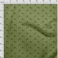 thumbnail image 3 of oneOone Silk Tabby Fabric Line & Floral Block Print Sewing Fabric BTY 42 Inch Wide, 3 of 4