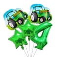 thumbnail image 5 of 5pcs farm theme birthday party balloons, 32inch green number 8 balloon ,tractor aluminum foil balloon for Party decoration, 5 of 10