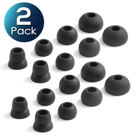 16 PCS Replacement Earbud Tips by Insten 8-Pair Replacement Ear Gels Caps Buds Silicone Cover Set for Beats by Dre Powerbeats 3 / Powerbeats 2 Beats Wireless Headphone Headset Earphone - (Best Replacement Earbud Tips)