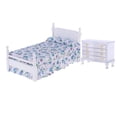 thumbnail image 1 of Muebles de de 2 Piezas, Armario en Miniatura con 4 Cajones para, 1 of 9