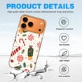 thumbnail image 4 of Case For Apple iPhone Air / 17 Pro / 17 Pro Max Series Case, Slim Thin Transparent Flexible Clear TPU Shockproof Phone Case For iPhone 17 Series, Christmas Candy Pattern, 4 of 6