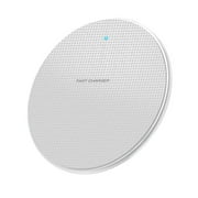 MesaSe Wireless Charger Safe Phone Accessories Ultra Thin 10W  Shape Aluminum Alloy Wireless Phone Fast Charger for Cellphone