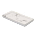 thumbnail image 2 of Plateau de Meuble-Lavabo de Salle de Bain, Plateau de Rangement pour Réservoir de Toilette, Baignoire de Salle de Bain en Résine Faite à la Main Blanc, 2 of 7