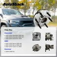 thumbnail image 3 of AutoShack Front Wheel Hub Bearing Assemblies - Driver and Passenger Side for Chevrolet & GMC, Silverado 2500 HD 2007-2010 Sierra 2500 HD 2007-2010, 4WD RWD V8 6.0L 6.6L - 8-Lug, With ABS, 3 of 5