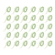 thumbnail image 1 of Cinta de extensión de pestañas verde de 30 piezas, fácil de rasgar, injerto de rejilla, cinta aislante para pestañas, 1 of 14