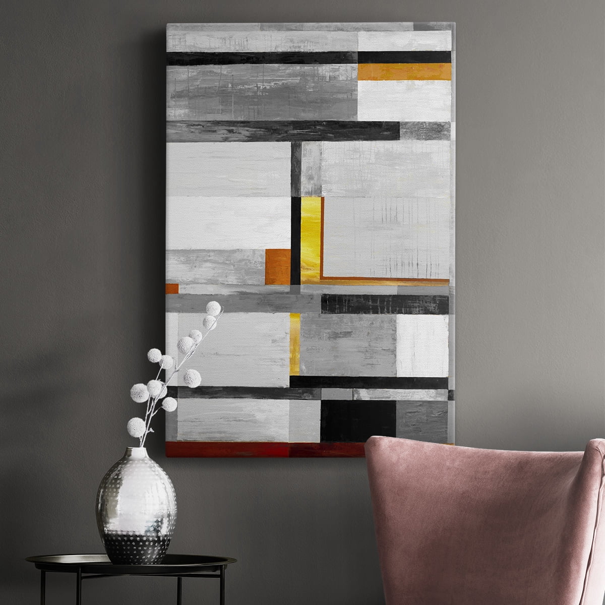 Retro Spectrum V7 Premium Gallery Wrapped Canvas - Ready to Hang