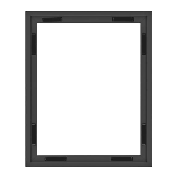 MCS Canvas Float Frames 16x20 Frame, Black Frame for Finished Canvases, Vertical & Horizontal Wall Hanging Large Frame with Adhesive for Canvas Paintings (1-Pack)