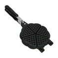 5.9in Waffle Maker Pan Aluminum Alloy Plastic Easy To Clean Mini Waffle