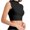 Black, variant on Women's Sports Bras High Elasticity Shock-absorbing Sports High Neck Fixed Cup Yoga Drying Bra Bras for Women No Underwire Blue M