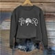 thumbnail image 1 of Herrnalise - Sudadera con estampado de trébol del Día de San Patricio para mujer, sudadera con trébol irlandés, suéter holgado de manga larga, prepárate para la grandeza por menos, 1 of 1