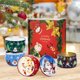 thumbnail image 1 of Decoraciones navideñas, set de velas perfumadas para mujer, set de 4 velas de soja pequeñas, velas de aromaterapia para el hogar, ideas de regalo para Acción de Gracias, vela perfumada navideña., 1 of 8