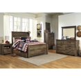thumbnail image 1 of Ashley Furniture Trinell 7 Piece Wood Full Panel Bedroom Set in Brown, 1 of 1