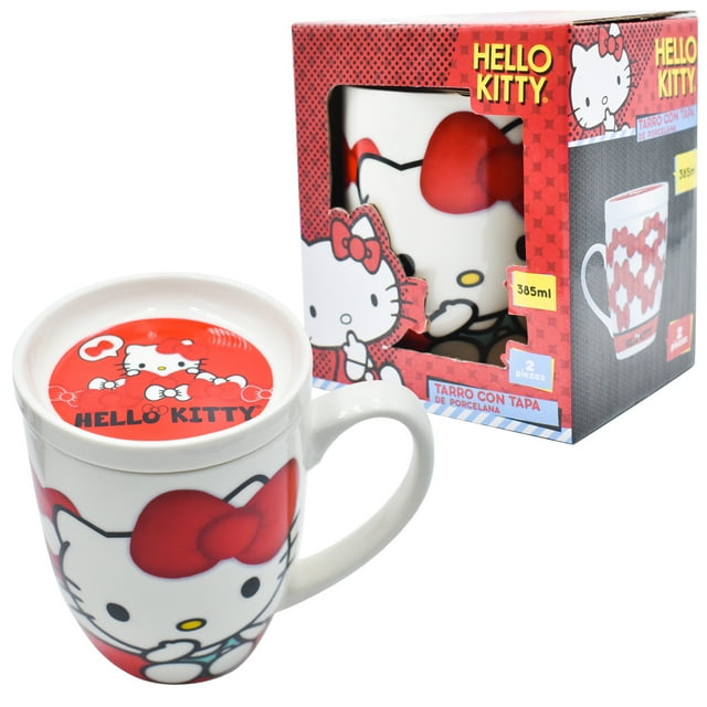 Taza de Porcelana Zak Con Tapa: Hello Kitty - Kitty 385 ml Zak Zak