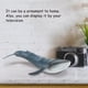 thumbnail image 1 of Simulación de ballena, simulación de ballena, decoración de animales en miniatura, figura de ballena creada con maestría, 1 of 9