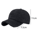 thumbnail image 2 of Gorra de béisbol con punta de tweed de lana térmica de invierno para hombre, 2 of 5