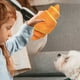 thumbnail image 2 of Dog Chew Toys Soft Puppy Enrichment Toy CroissantShaped Interactive Plush Dolls Indoor Outdoor Pet Supplies, 2 of 5