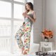 thumbnail image 5 of Balery Cartoon Transportation Pantalones de pijama para mujer, pijamas ultraligeros, pantalones de estar por casa-Medium, 5 of 6