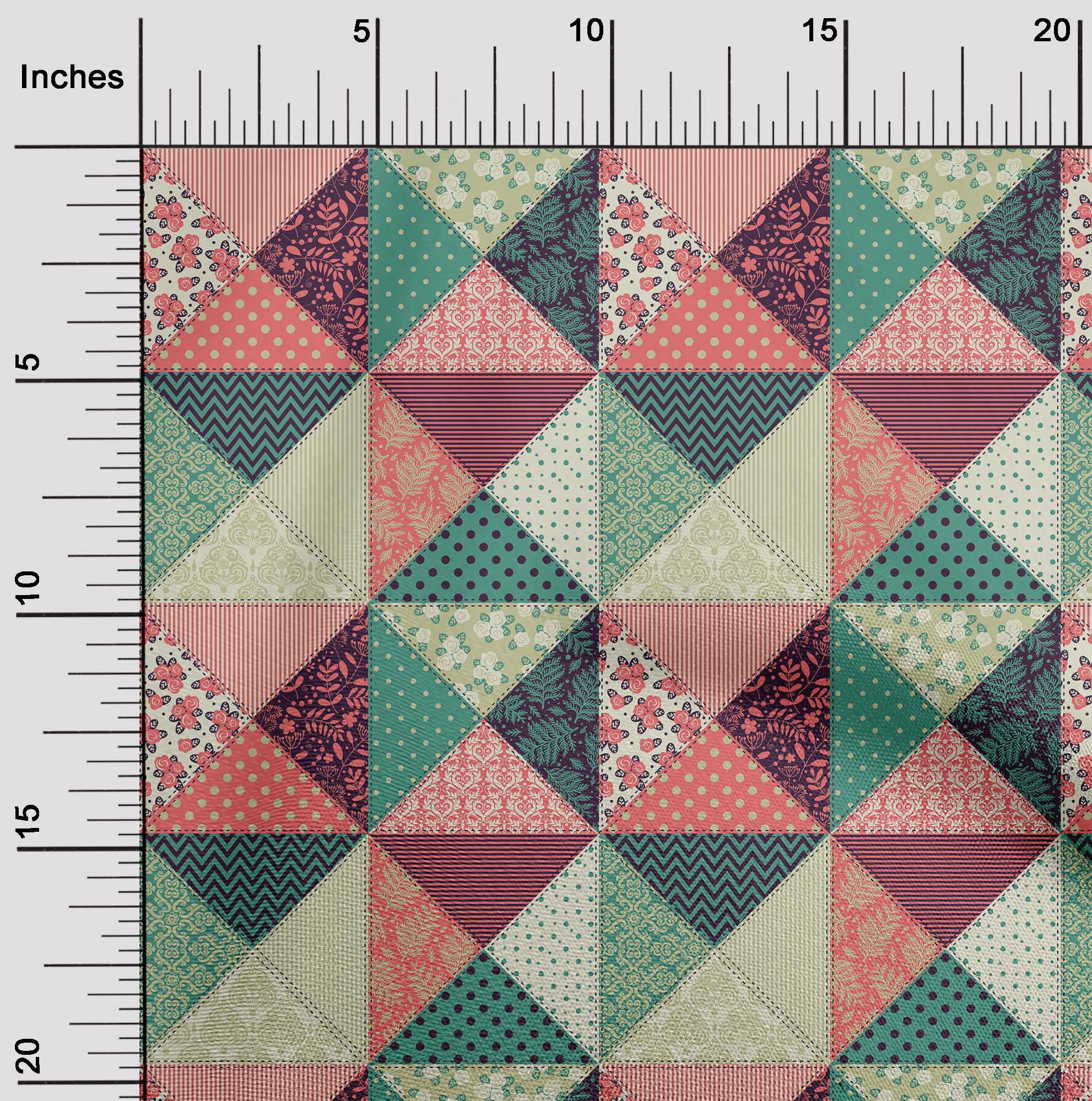 oneOone Cotton Jersey Orange Fabric Quilt Patchwork Fabric For Sewing Printed Craft Fabric By The Yard 58 Inch Wide