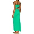 thumbnail image 3 of Franhais Ladies Strapless Split Slim Dress, Printing Waist Hollow Ruched  Backless Long Skirt, 3 of 4