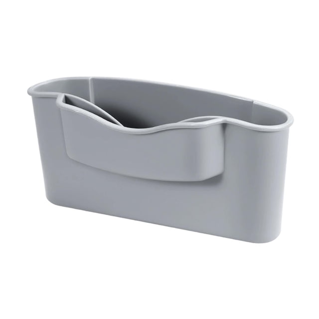 Zorion Car Interior Storage Box Organizer with Armrest Dashboard Phone Holder Container Gray