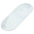 thumbnail image 4 of CIMAXIC 1pc Marble Grain Ceramic Storage Plate Bathroom Storage Plate for Home (White),9.84"X4.72"X0.71", 4 of 4