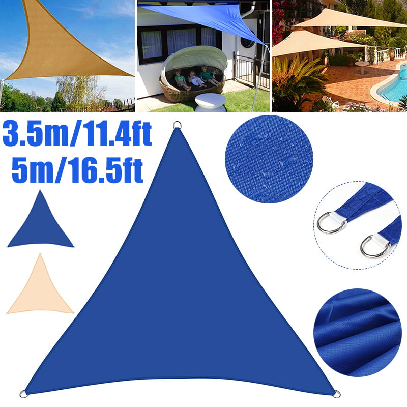 Details about   Sun Shade Sail Triangle /Rectangle/ Square Outdoor Patio Canopy UV Top Shelter 
