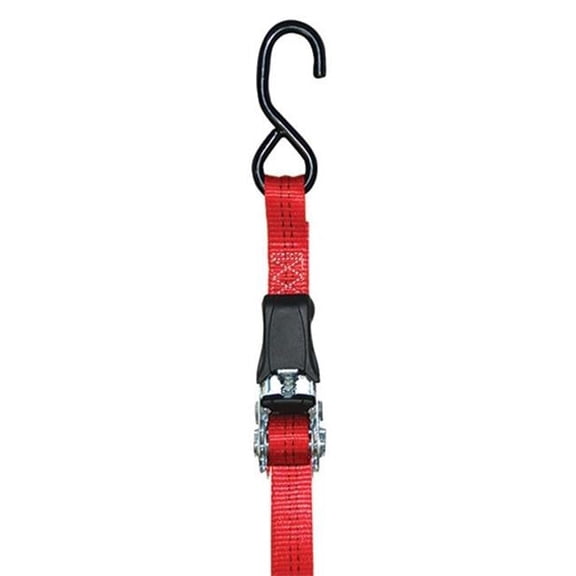 1 in. x 15 ft. Ratchet Tie-Down with S-Hook