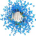 thumbnail image 4 of Orchid Flower Wreath, European Style Door Hanging, Wedding Festival Decor, Indoor Outdoor Use, Exquisite Home Decoration, Gift for Friends and Family, 4 of 6