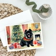 thumbnail image 2 of Black Chow Chow Christmas Greeting Cards and Envelopes Pack of 8 7 in x 5 in, 2 of 3