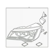 Genuine OE Audi Composite Headlamp - 4G8-941-774-H