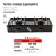 thumbnail image 4 of Parrilla a Gas Iusa 2 Quemadores Carper Negra, 4 of 8