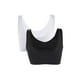 thumbnail image 5 of Sujetador Del Sueño Tops Chaleco Sin Hilos Almohadillas Extraíbles Para Mujer Negro + Blanco XL 34A/B, 5 of 6