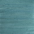 thumbnail image 2 of Ox Bay Ringo 20" x 20" Teal/Blue Jute Bordered Cotton Adult Decorative Throw Pillow Cover, 2 of 8