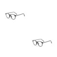 thumbnail image 3 of Qarigey Montura de gafas de lectura para mujer a la moda monturas de gafas flexibles monturas de gafas ópticas antideslizantes montura redonda Negro 2piezas, 3 of 6