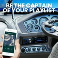 thumbnail image 4 of Boss Audio Systems 50W 4-Channel Single Din Marine Radio with Bluetooth, Black, MCBK634B.64, 4 of 9