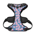 thumbnail image 4 of Kdxio Orchids Flowers Print No Pull Dog Harness Adjustable Reflective Oxford Easy Control Medium Large Dog Harness for Training and Everyday-Large, 4 of 8