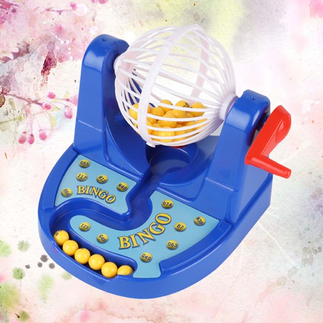 LOLIPPYY Machine de Dessin Interactive de Bingo pour Enfants, Jouet Éducatif Bleu 1 Pcs 7.5 X 7.5 Po