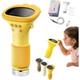 thumbnail image 1 of Microscope Toy, Magnifier, 2" IPS Screen 1000x Handheld Digital Microscopes HD, Pocket Portable Microscopes for Children (Yellow), 1 of 7
